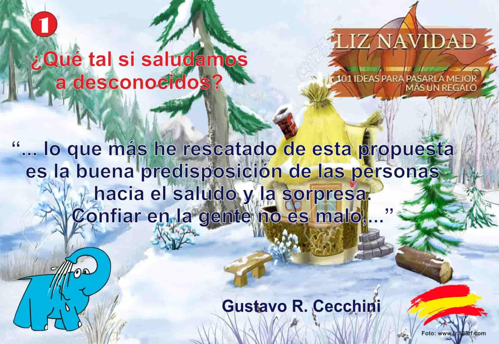 ... lo que más he rescatado de esta propuesta es la buena disposición de las personas hacia el saludo y la sorpresa.